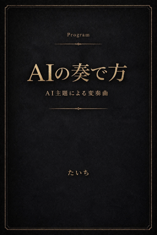 kindleに「AIの奏で方」という本を書きました、のとブログ復活